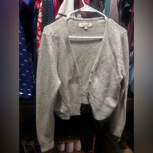 LOFT Light Gray Women's Cardigan